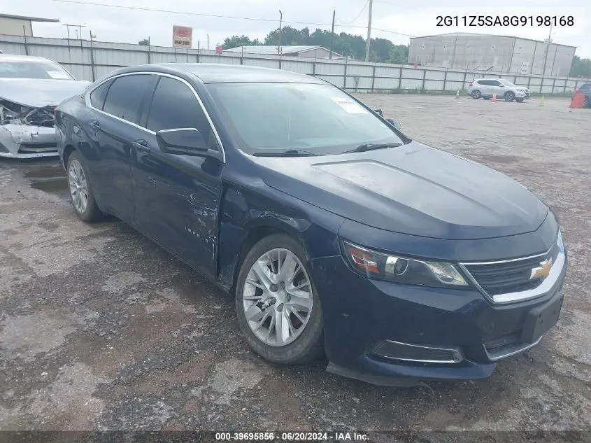 2016 Chevrolet Impala Ls VIN: 2G11Z5SA8G9198168 Lot: 39695856