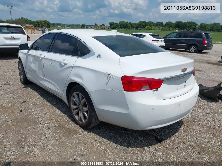 2016 Chevrolet Impala 1Lt VIN: 2G1105SA8G9198813 Lot: 39911583