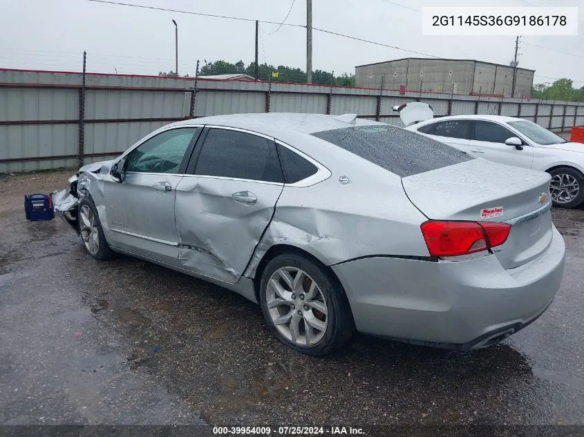 2G1145S36G9186178 2016 Chevrolet Impala 2Lz