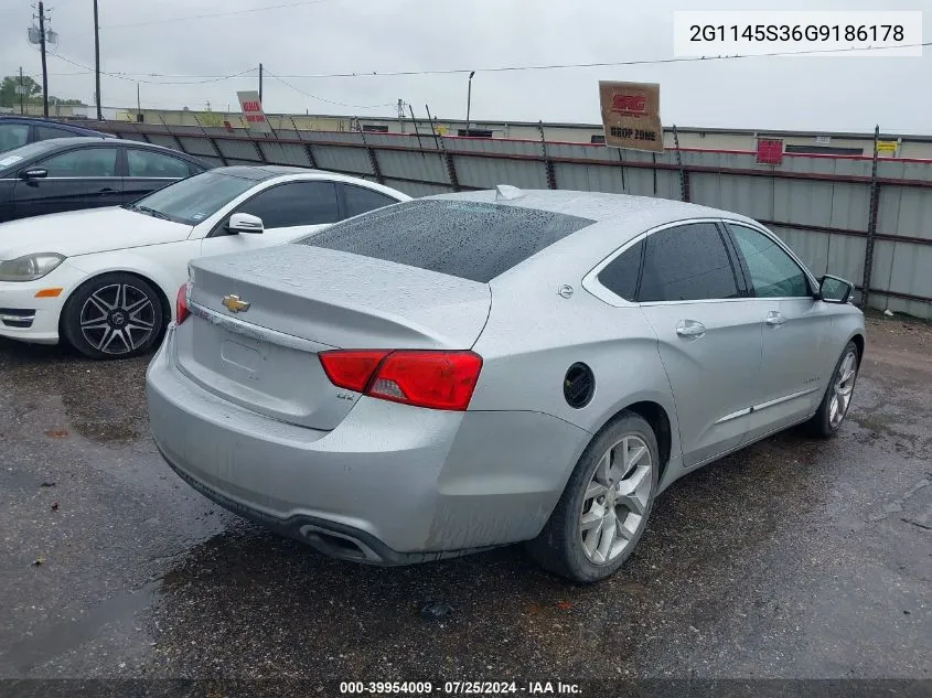 2G1145S36G9186178 2016 Chevrolet Impala 2Lz