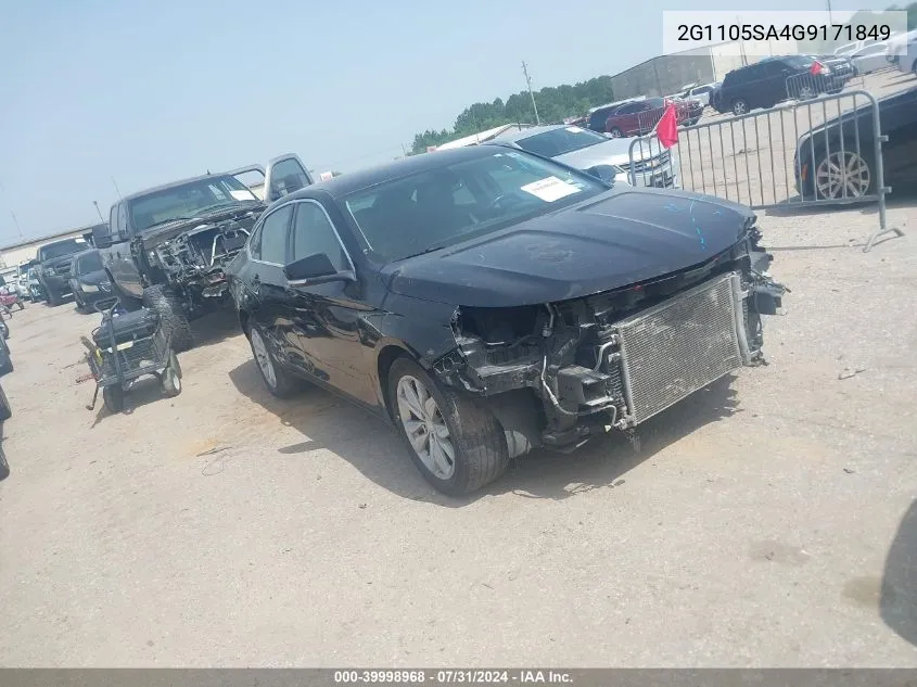 2G1105SA4G9171849 2016 Chevrolet Impala 1Lt