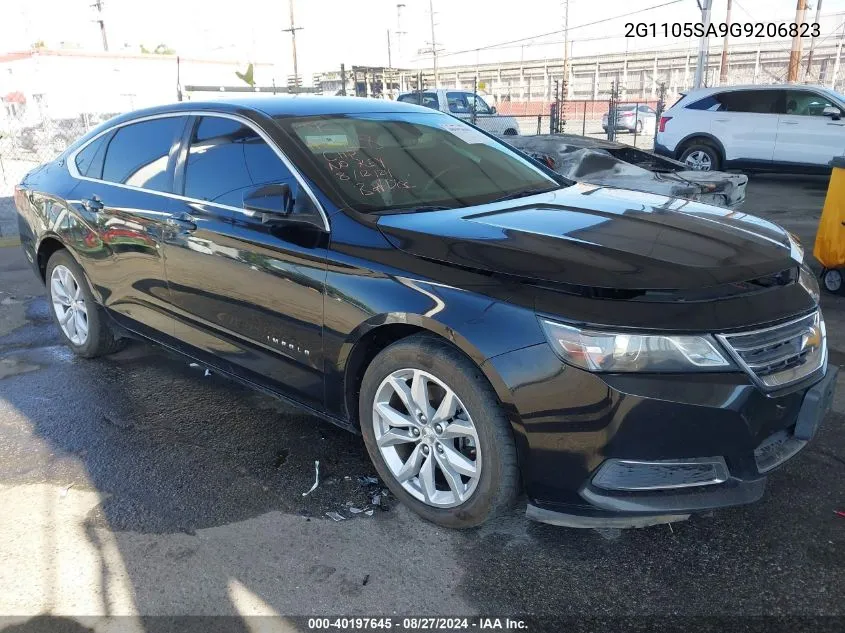 2G1105SA9G9206823 2016 Chevrolet Impala 1Lt