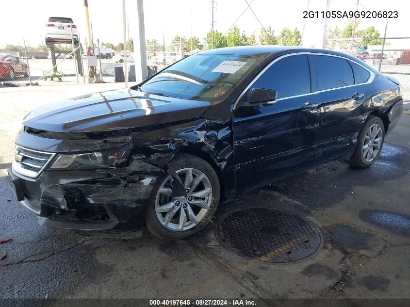 2016 Chevrolet Impala 1Lt VIN: 2G1105SA9G9206823 Lot: 40197645