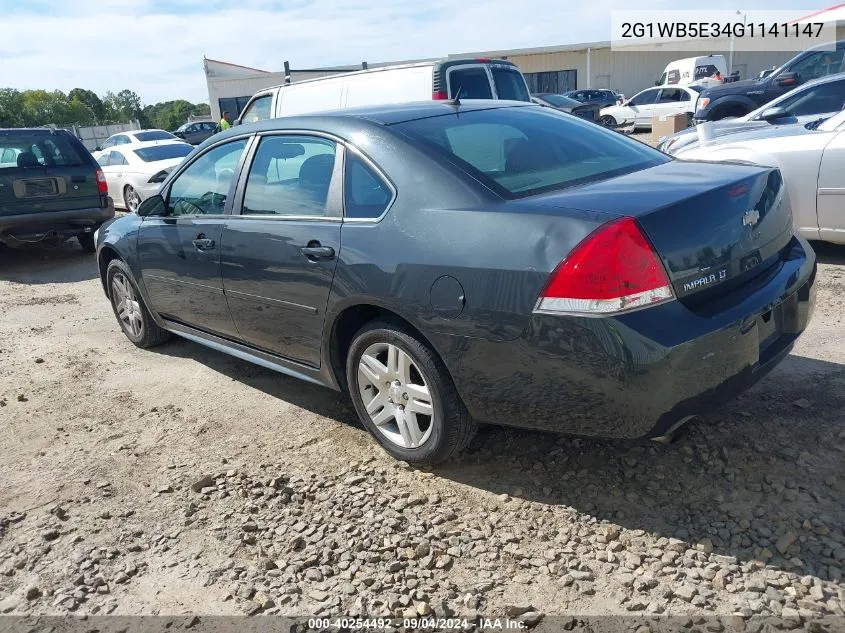 2016 Chevrolet Impala Limited Lt VIN: 2G1WB5E34G1141147 Lot: 40254492