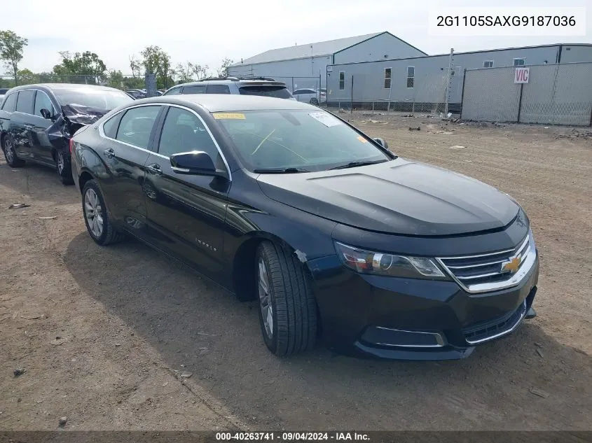 2G1105SAXG9187036 2016 Chevrolet Impala Lt