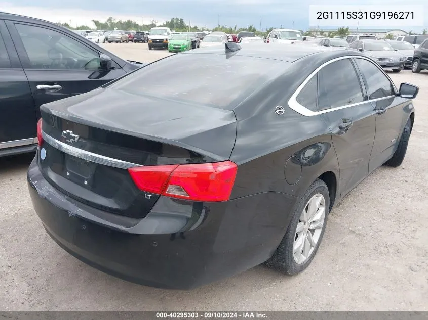 2G1115S31G9196271 2016 Chevrolet Impala 2Lt