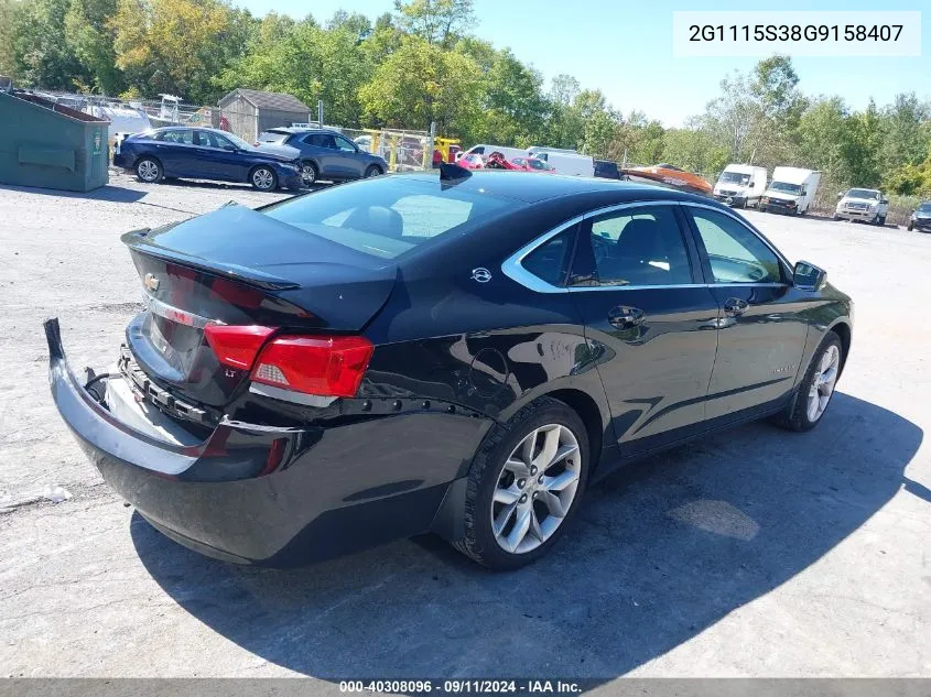 2G1115S38G9158407 2016 Chevrolet Impala 2Lt