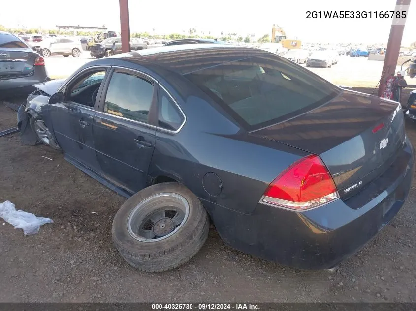 2016 Chevrolet Impala Limited Ls VIN: 2G1WA5E33G1166785 Lot: 40325730