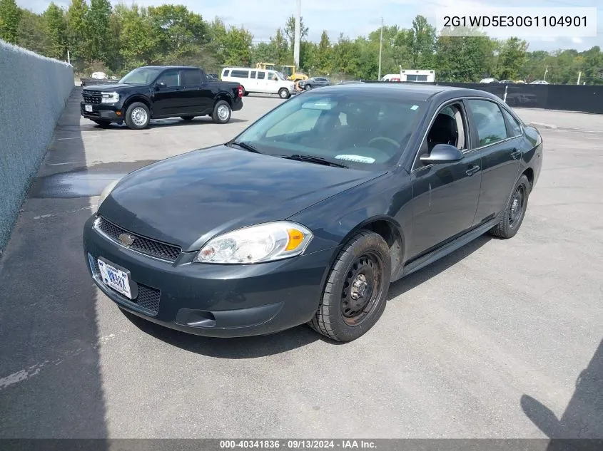 2016 Chevrolet Impala Limited Police VIN: 2G1WD5E30G1104901 Lot: 40341836