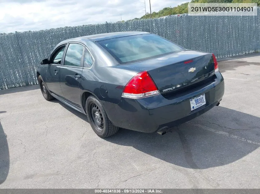 2G1WD5E30G1104901 2016 Chevrolet Impala Limited Police