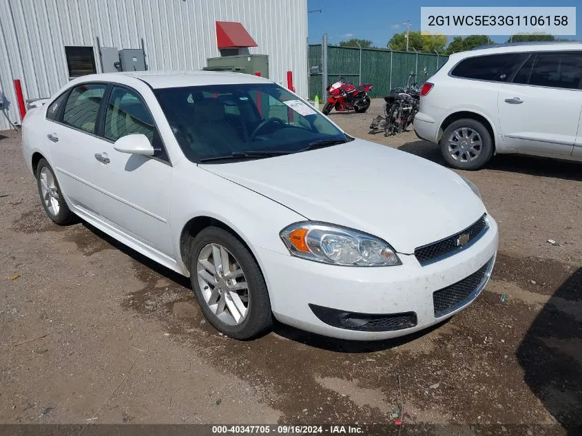 2G1WC5E33G1106158 2016 Chevrolet Impala Limited Ltz