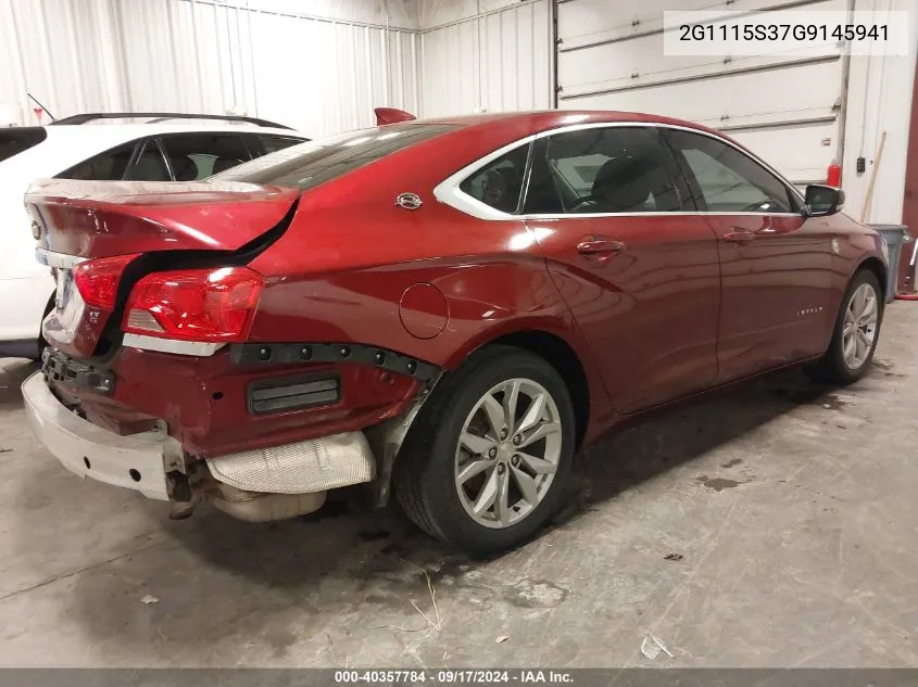 2G1115S37G9145941 2016 Chevrolet Impala 2Lt