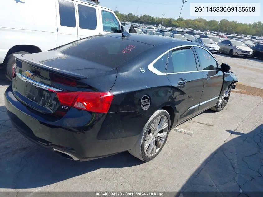 2G1145S30G9155668 2016 Chevrolet Impala 2Lz