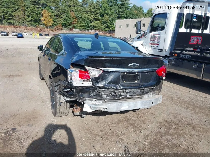 2G1115S36G9158129 2016 Chevrolet Impala 2Lt