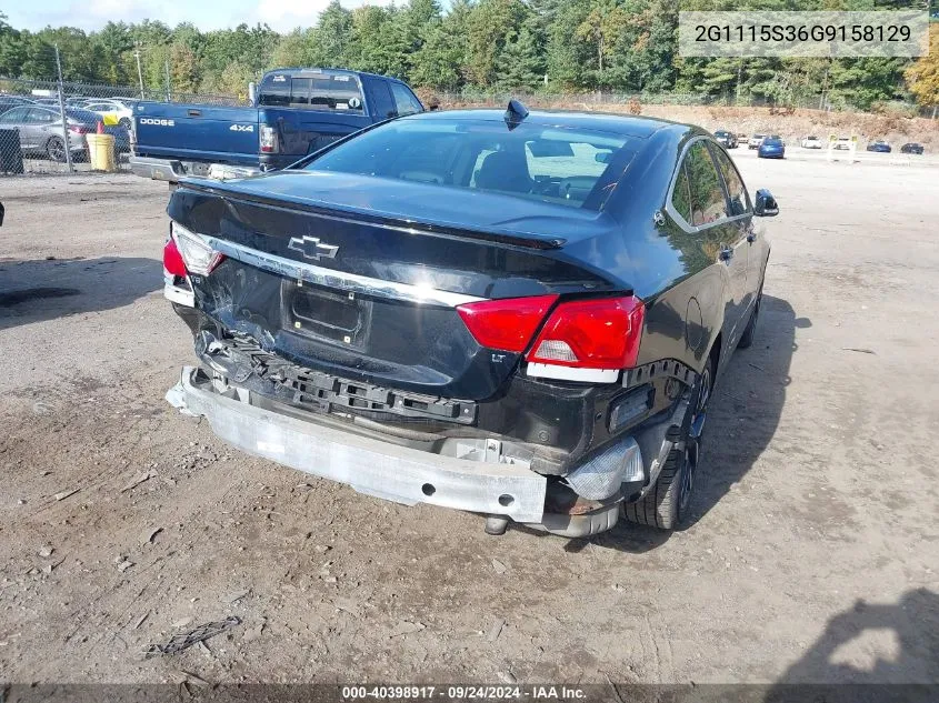 2016 Chevrolet Impala 2Lt VIN: 2G1115S36G9158129 Lot: 40398917