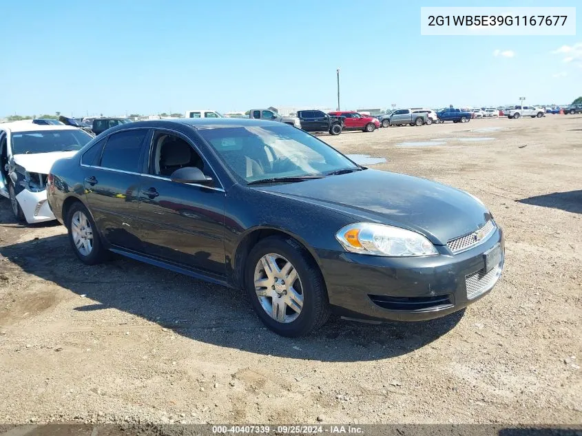 2016 Chevrolet Impala Limited Lt VIN: 2G1WB5E39G1167677 Lot: 40407339