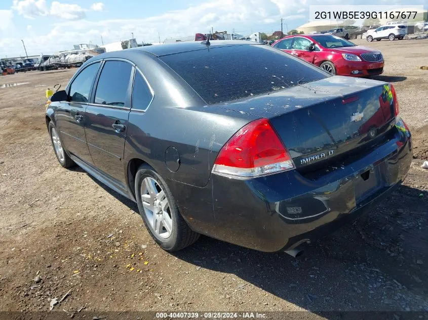 2016 Chevrolet Impala Limited Lt VIN: 2G1WB5E39G1167677 Lot: 40407339