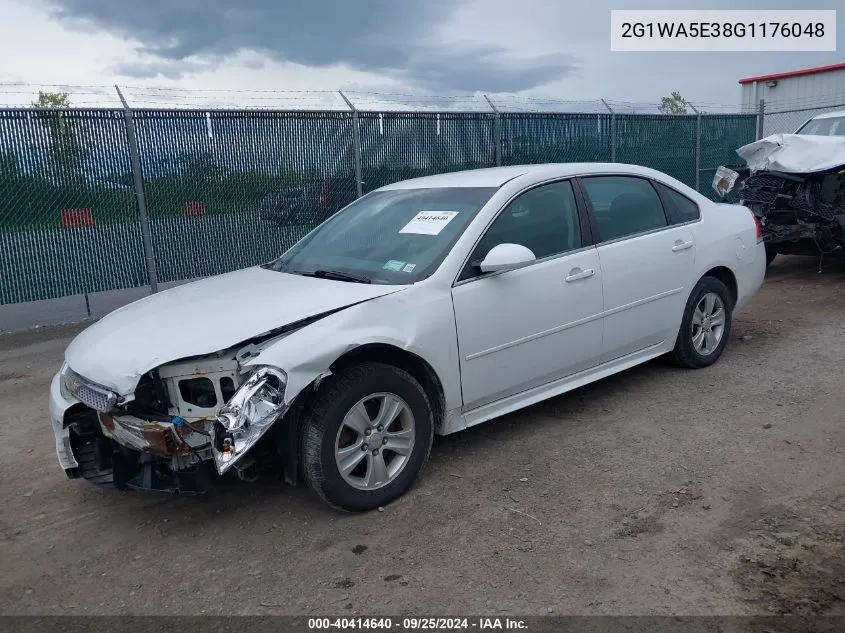 2G1WA5E38G1176048 2016 Chevrolet Impala Limited Ls