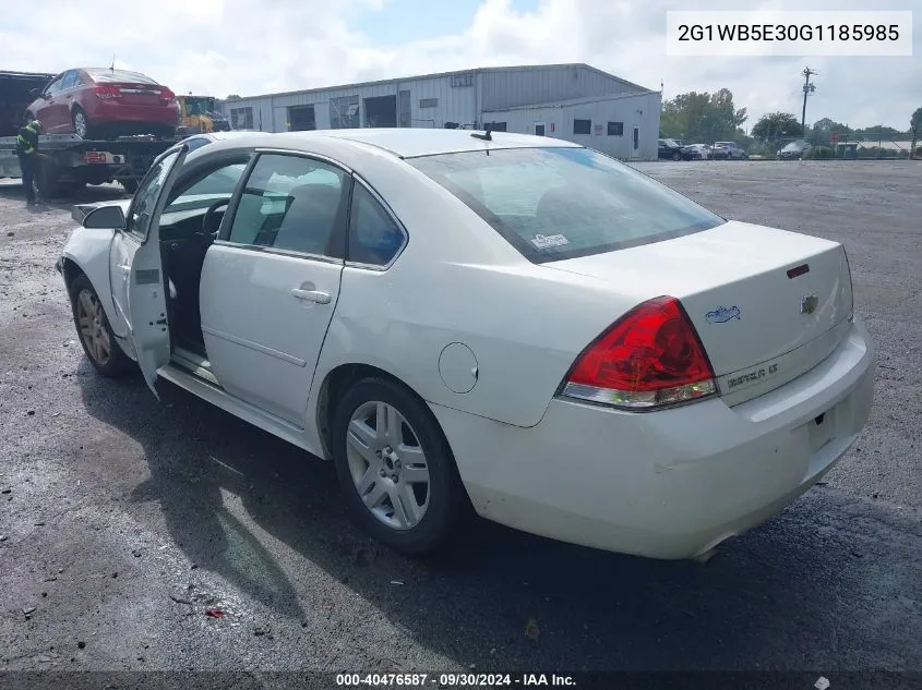 2G1WB5E30G1185985 2016 Chevrolet Impala Limited Lt