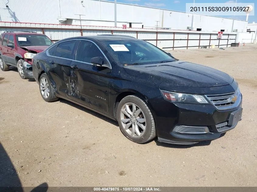 2G1115S30G9105927 2016 Chevrolet Impala 2Lt