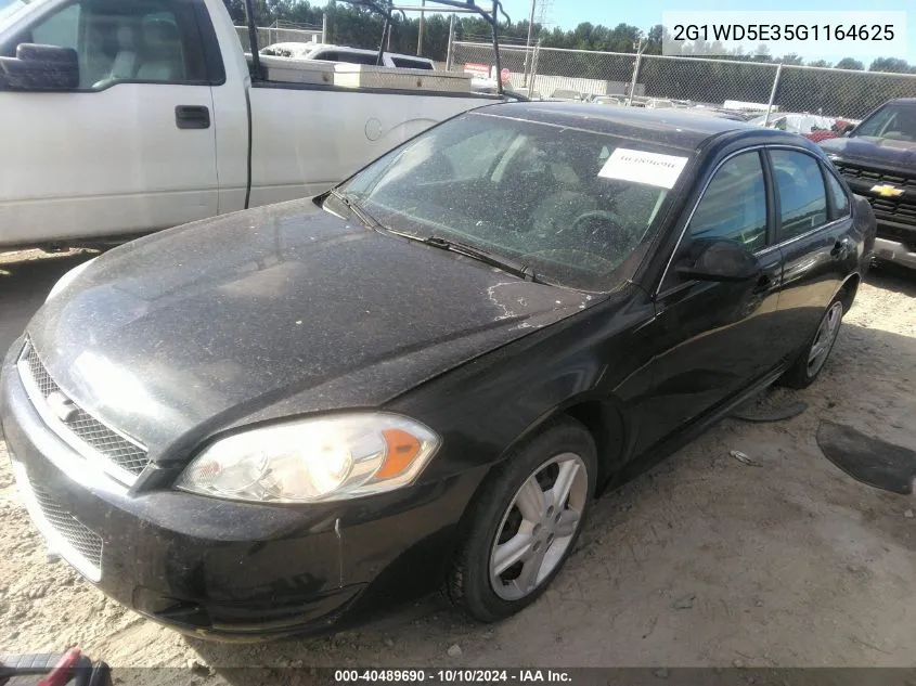 2016 Chevrolet Impala Limited Police VIN: 2G1WD5E35G1164625 Lot: 40489690