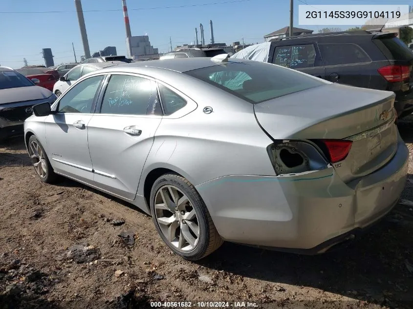 2G1145S39G9104119 2016 Chevrolet Impala 2Lz