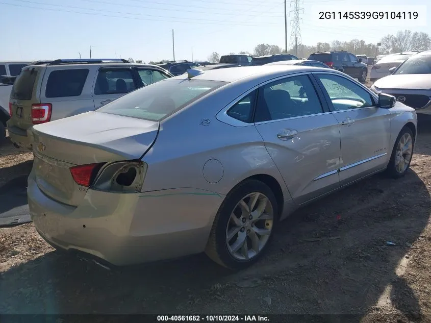 2G1145S39G9104119 2016 Chevrolet Impala 2Lz