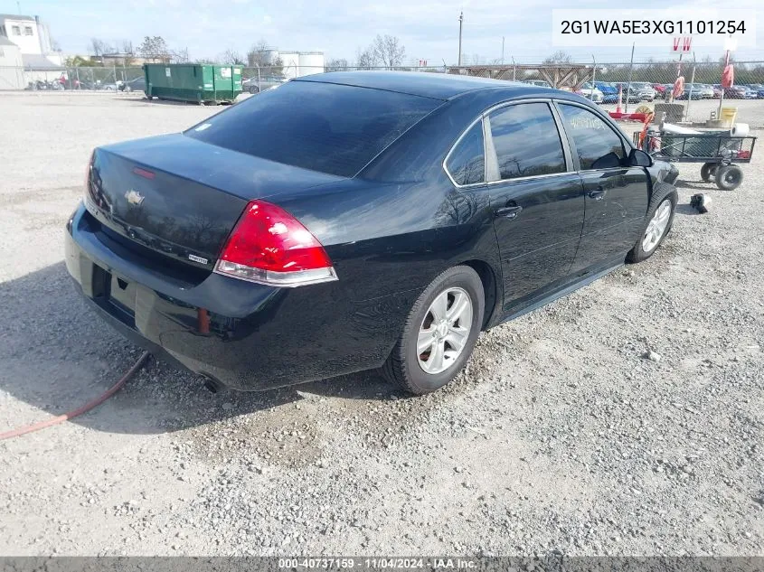 2016 Chevrolet Impala Limited Ls VIN: 2G1WA5E3XG1101254 Lot: 40737159