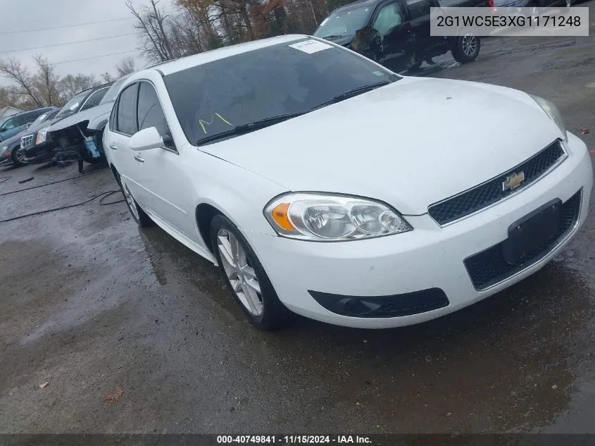 2016 Chevrolet Impala Limited Ltz VIN: 2G1WC5E3XG1171248 Lot: 40749841