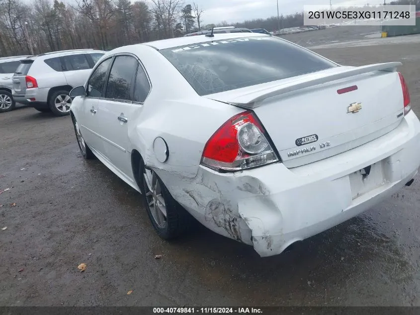 2016 Chevrolet Impala Limited Ltz VIN: 2G1WC5E3XG1171248 Lot: 40749841