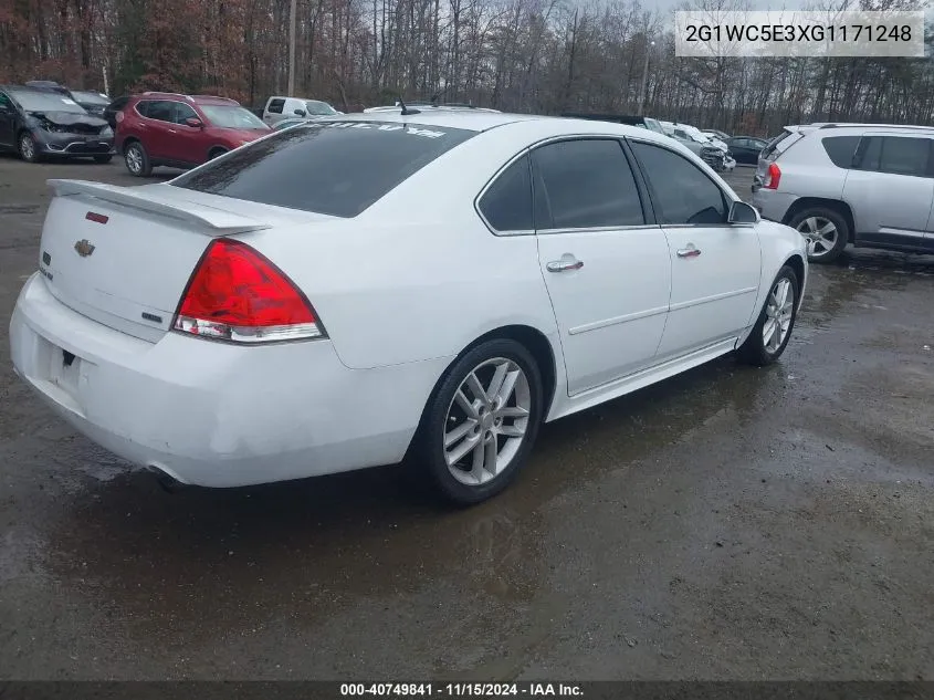 2016 Chevrolet Impala Limited Ltz VIN: 2G1WC5E3XG1171248 Lot: 40749841