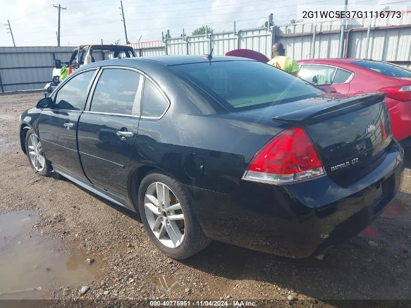 2016 Chevrolet Impala Limited Ltz VIN: 2G1WC5E37G1116773 Lot: 40775951