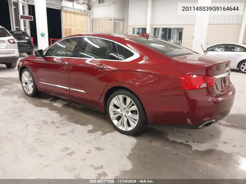 2016 Chevrolet Impala 2Lz VIN: 2G1145S39G9164644 Lot: 40777535