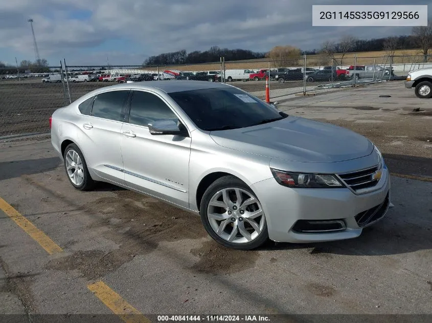 2016 Chevrolet Impala 2Lz VIN: 2G1145S35G9129566 Lot: 40841444