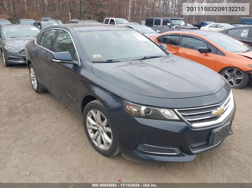 2016 Chevrolet Impala 2Lt VIN: 2G1115S32G9132210 Lot: 40854593