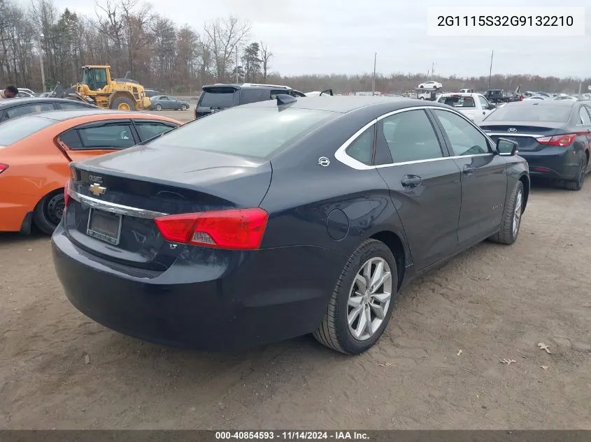 2016 Chevrolet Impala 2Lt VIN: 2G1115S32G9132210 Lot: 40854593