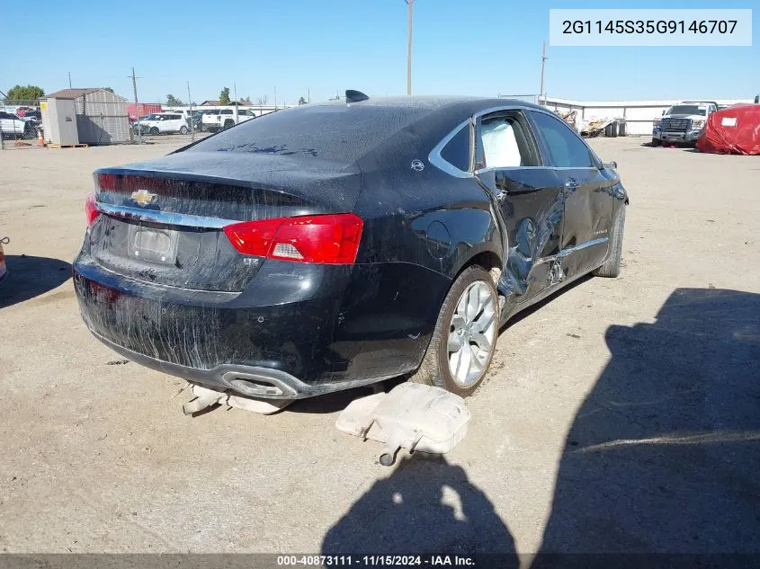 2016 Chevrolet Impala 2Lz VIN: 2G1145S35G9146707 Lot: 40873111