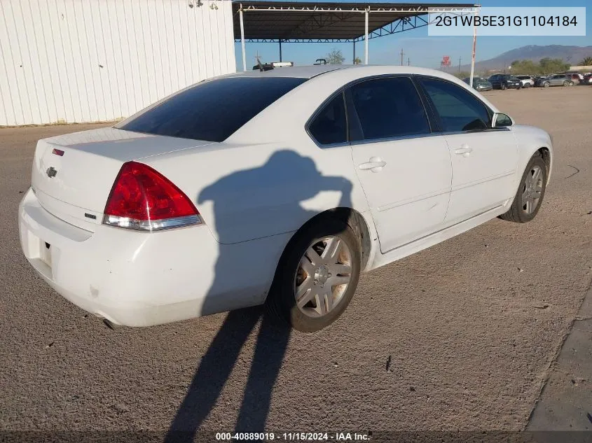 2016 Chevrolet Impala Limited Lt VIN: 2G1WB5E31G1104184 Lot: 40889019