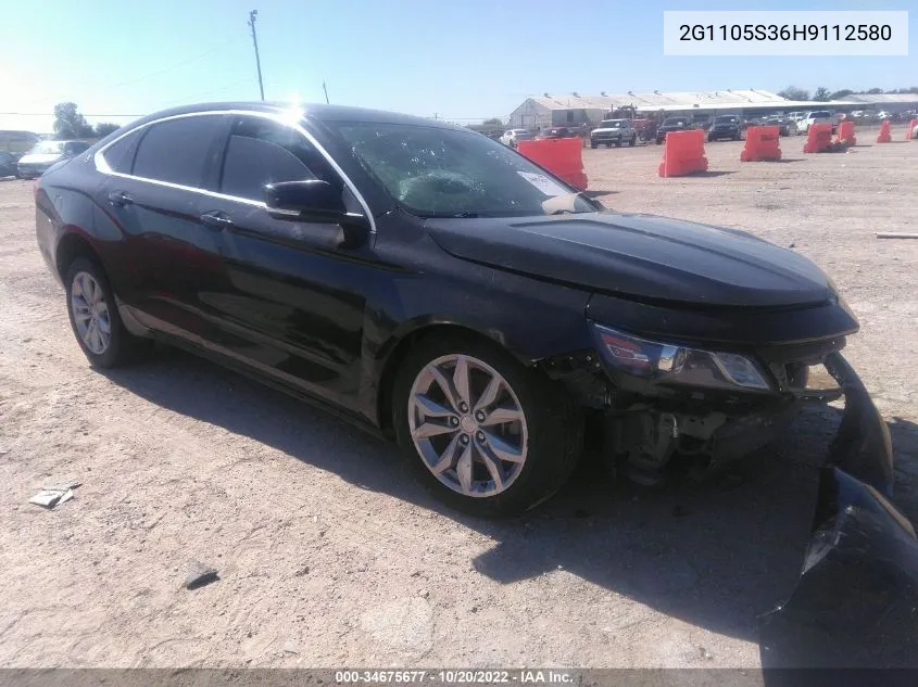 2G1105S36H9112580 2017 Chevrolet Impala 1Lt