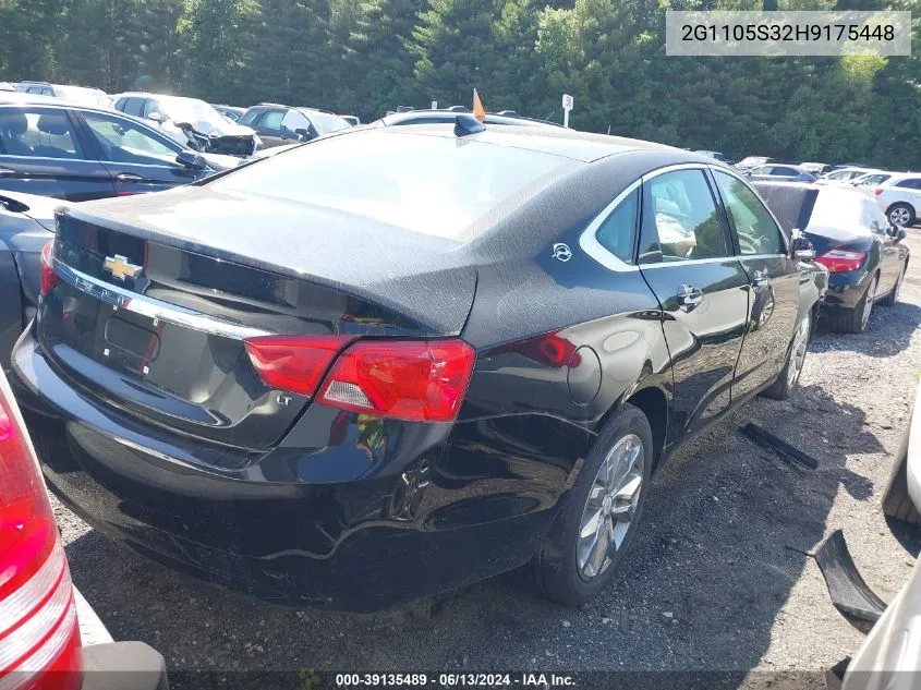 2G1105S32H9175448 2017 Chevrolet Impala 1Lt