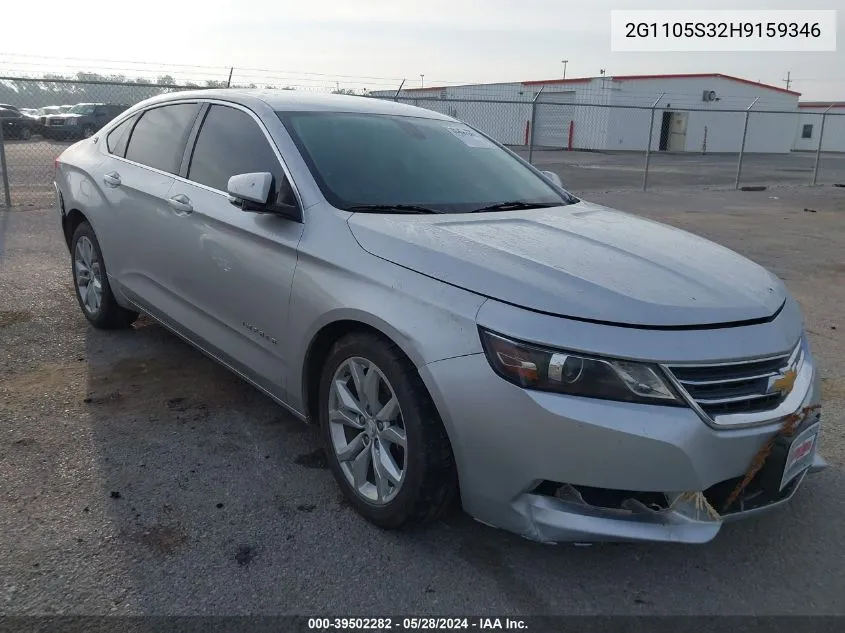 2G1105S32H9159346 2017 Chevrolet Impala 1Lt