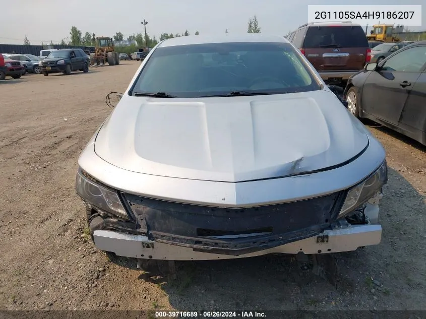 2G1105SA4H9186207 2017 Chevrolet Impala 1Lt