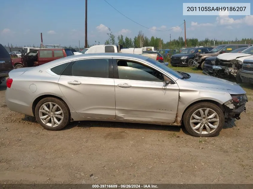 2017 Chevrolet Impala 1Lt VIN: 2G1105SA4H9186207 Lot: 39716689