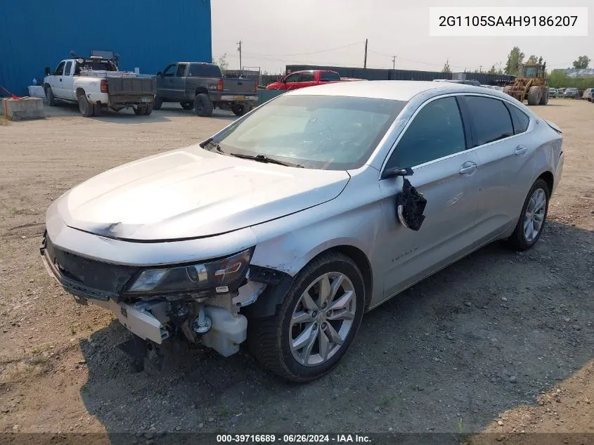 2G1105SA4H9186207 2017 Chevrolet Impala 1Lt