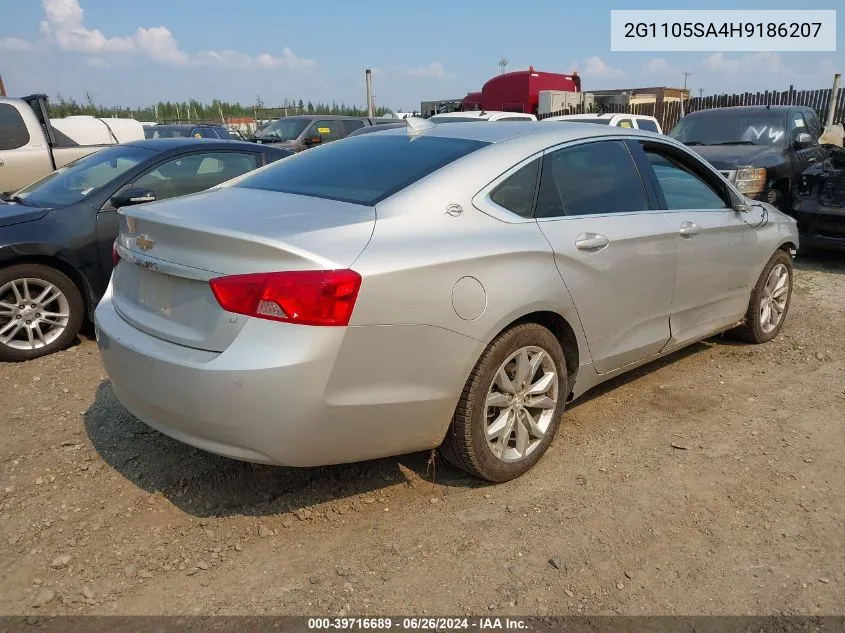 2G1105SA4H9186207 2017 Chevrolet Impala 1Lt