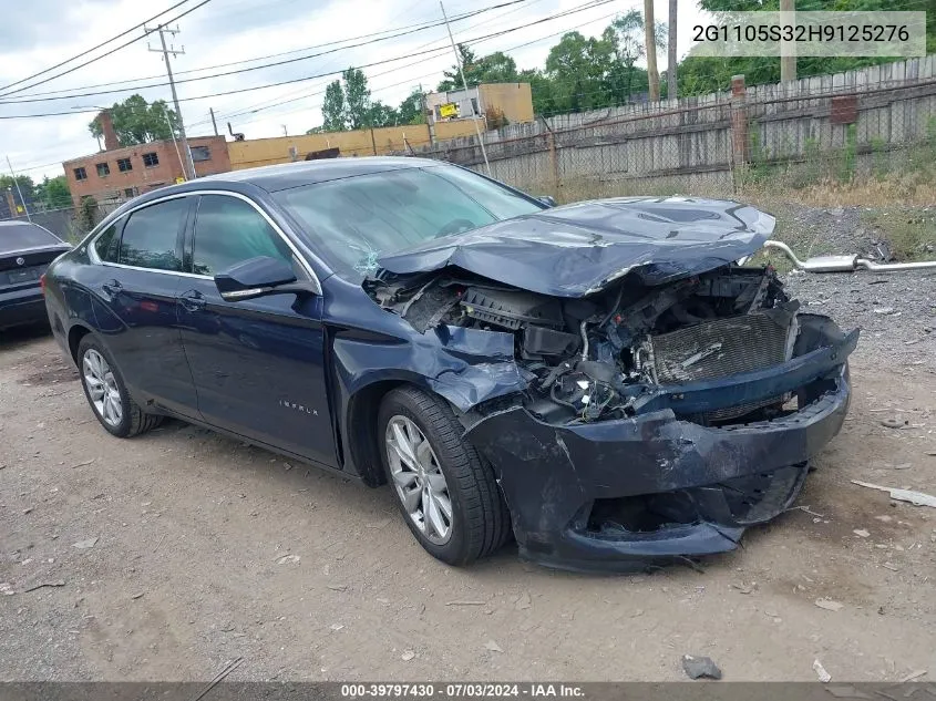 2017 Chevrolet Impala 1Lt VIN: 2G1105S32H9125276 Lot: 39797430