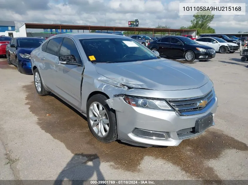 1G1105SA9HU215168 2017 Chevrolet Impala 1Lt