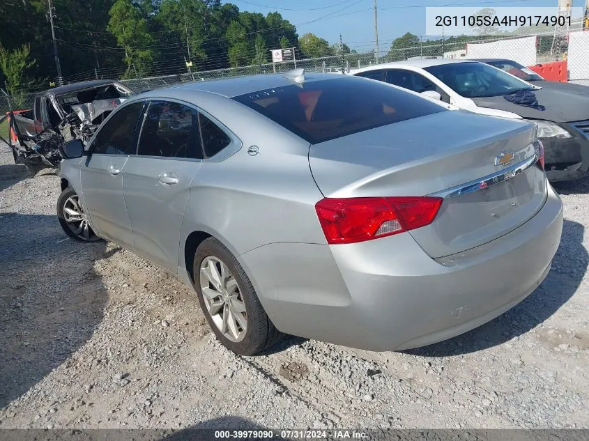 2G1105SA4H9174901 2017 Chevrolet Impala 1Lt