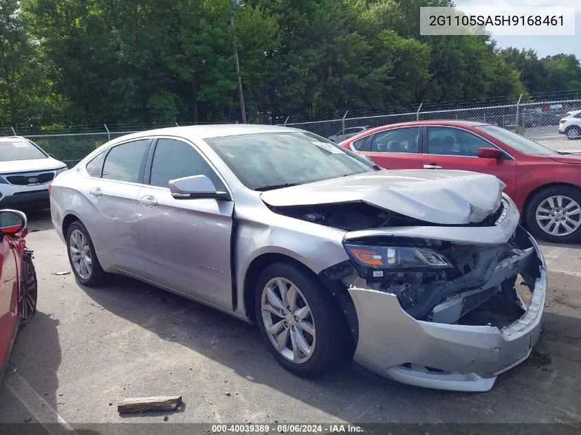 2017 Chevrolet Impala 1Lt VIN: 2G1105SA5H9168461 Lot: 40039389