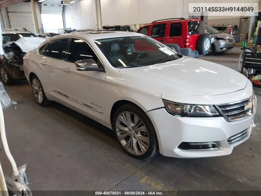 2G1145S33H9144049 2017 Chevrolet Impala 2Lz